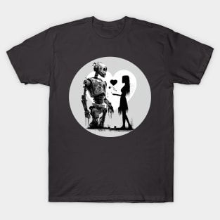 Robot Human Love T-Shirt